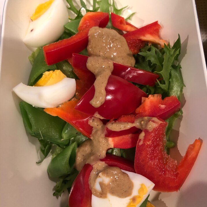 パプリカとスナップエンドウの彩りサラダ レシピ 作り方 By ふじっこにー 楽天レシピ パプリカとスナップエンドウの彩りサラダ レシピ 作り方 By ふじっこにー 楽天レシピ